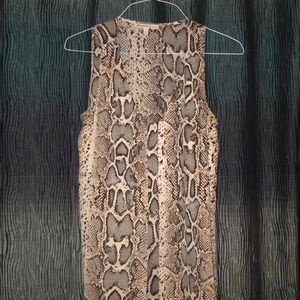 Snakeskin Tank Top